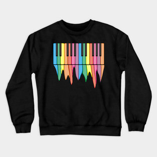 Piano Keys Crewneck Sweatshirt