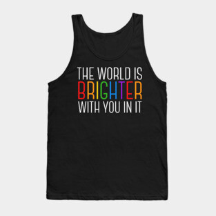 Positive Mental Health Encouragement Quote Tank Top