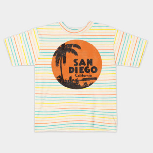 San Diego California Vintage Travel Souvenir Kids T-Shirt