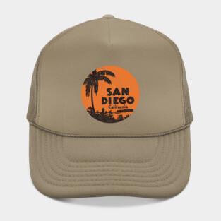 San Diego California Vintage Travel Souvenir Hat