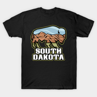 South Dakota Badlands Buffalo T-Shirt