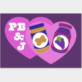 Peanut Butter and Jelly Day - PB & J Love Posters and Art
