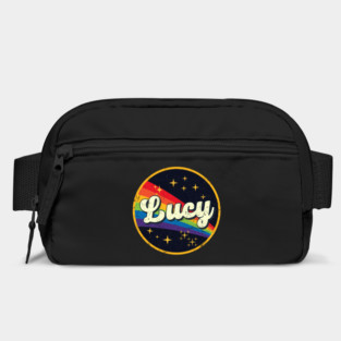 Lucy // Rainbow In Space Vintage Grunge-Style Bag