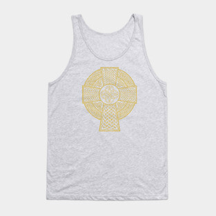 Irish Celtic Cross Tank Top
