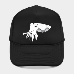 White Cuttlefish Hat