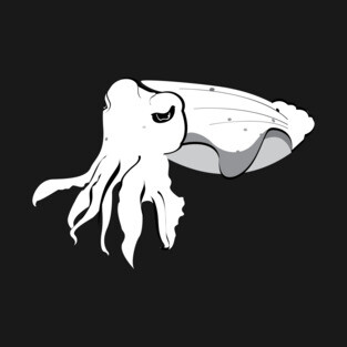 White Cuttlefish T-Shirt