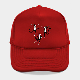 Tuxedo Cats Dancing Hat