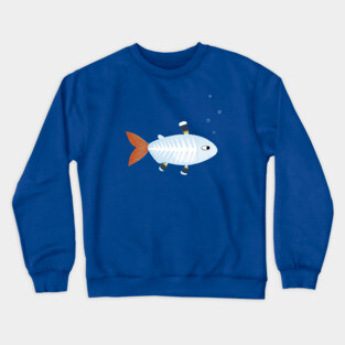 X-ray Tetra Fish Crewneck Sweatshirt
