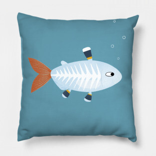 X-ray Tetra Fish Pillow