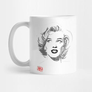 marilyn monroe looks left Mug
