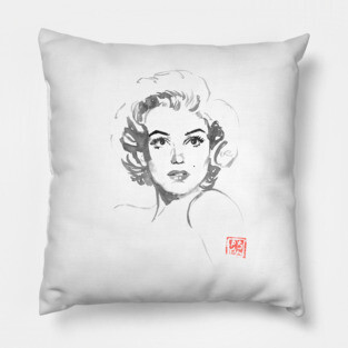 marilyn monroe surprised Pillow