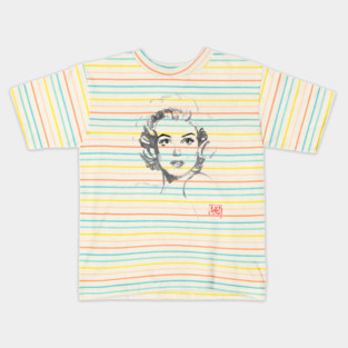 marilyn monroe surprised Kids T-Shirt
