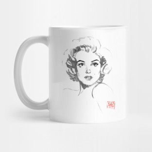 marilyn monroe surprised Mug