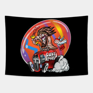 Jesus and his HOTROD Tapestry