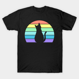 Cute Cat Rainbow T-Shirt