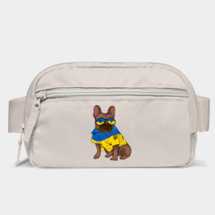 Ukraine Pet Awareness Support Ukrainian Flag Sunglasses Dog Puppy Pug Animals Bag