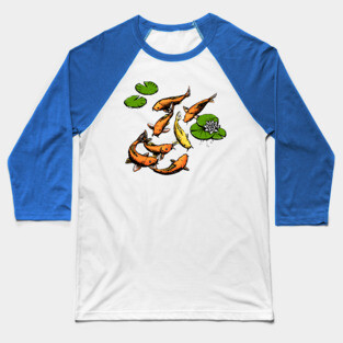 Golden Koi Baseball T-Shirt