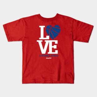 I Love Kansas Basketball Kids T-Shirt