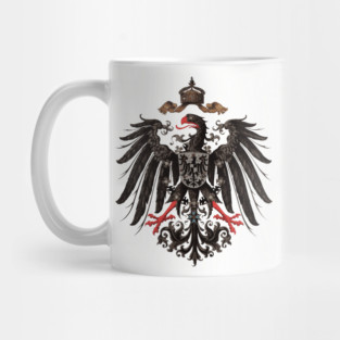 German Empire Imperial Eagle Mug