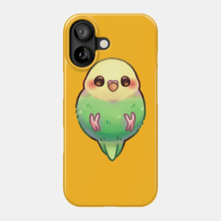 Green Parakeet Phone Case