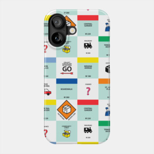 Monopoly cardboard game Phone Case