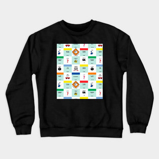 Monopoly cardboard game Crewneck Sweatshirt