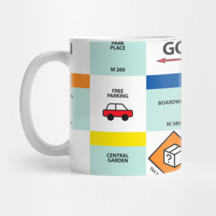 Monopoly cardboard game Mug
