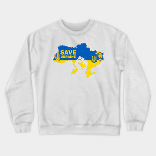 #Save Ukraine Crewneck Sweatshirt