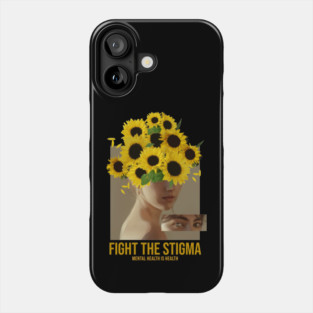 End the stigma of mental illness Phone Case