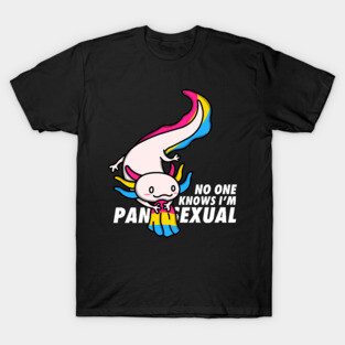 Pansexual Pride Axolotl T-Shirt