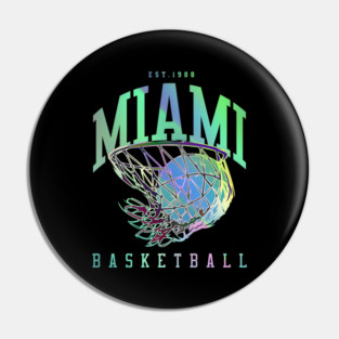 Miami Basketball Varisty HOLO Pin