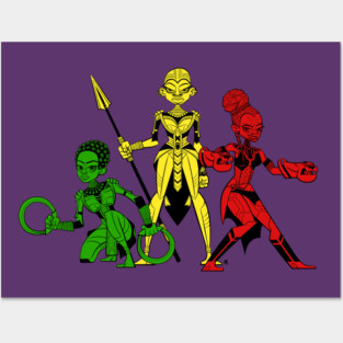 Wakanda Women Posters and Art