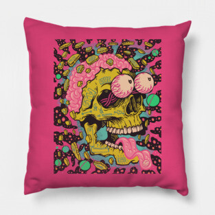 Skull Fallin love Pillow