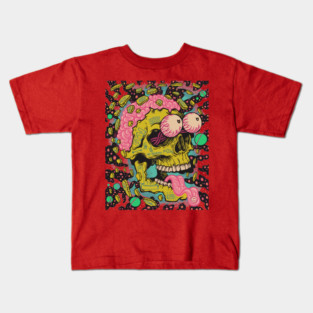 Skull Fallin love Kids T-Shirt