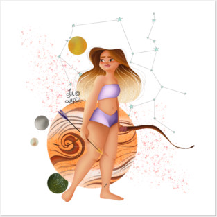 Sagittarius sign Posters and Art