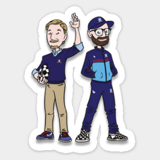 Enhanced Audio Diamond Dogs Duo Sticker