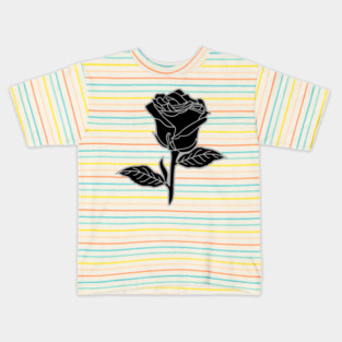 Black Rose Kids T-Shirt