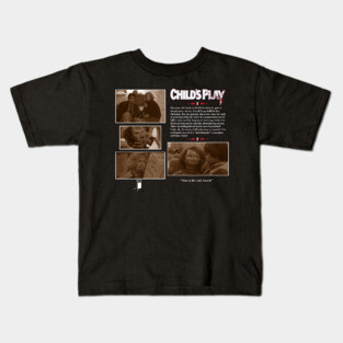 Child's Play (1988) Synopsis Design Kids T-Shirt