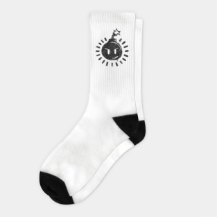 Sex Bob-Omb Bomb Logo Socks