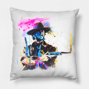 Clint Eastwood the Legend Pillow