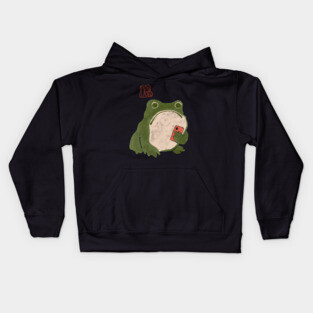 Ugh Matsumoto Hoji Frog Art Print Kids Hoodie