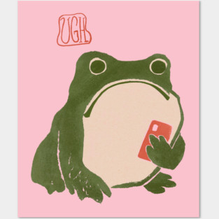 Ugh Matsumoto Hoji Frog Art Print Posters and Art