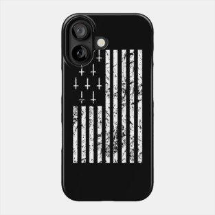 Satanic American Flag Phone Case