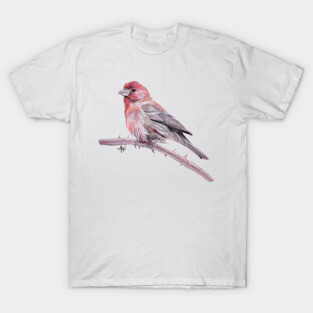 House Finch Watercolor T-Shirt