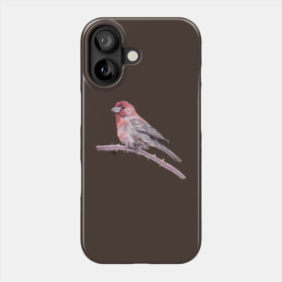 House Finch Watercolor Phone Case