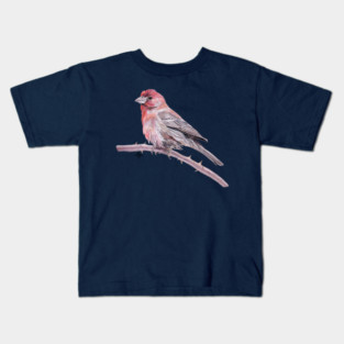 House Finch Watercolor Kids T-Shirt