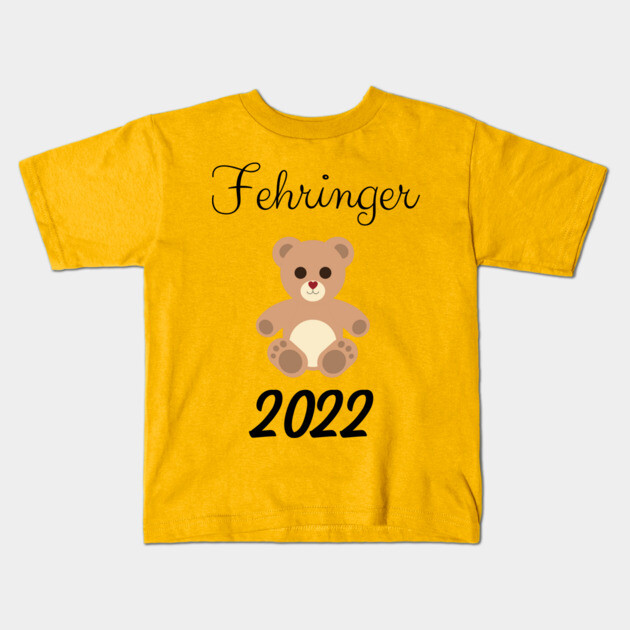 Fehringer Family 2022 Black Kids T-Shirt by drewreynoldssss