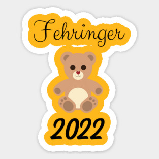 Fehringer Family 2022 Black Sticker