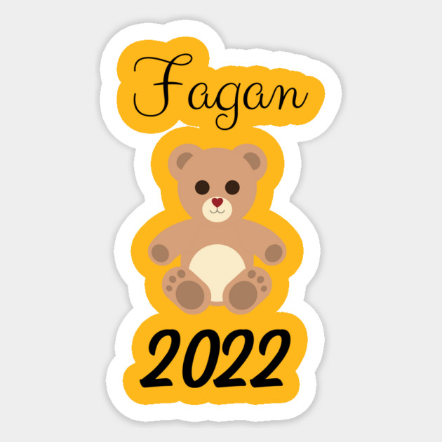 Fagan Family 2022 Black Sticker by drewreynoldssss