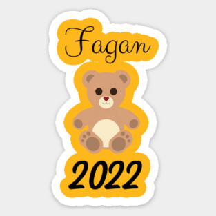 Fagan Family 2022 Black Magnet